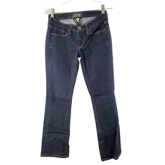 Lucky Brand Women’s Southside Zoe Flare Dark Wash Low Rise Jeans - Size 2/26 - Picture 7 of 16